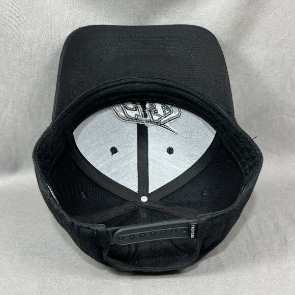 Troy Lee Designs Strapback Hat Cap TLD Black Motocross Adjustable Baseball Mens - Picture 12 of 15